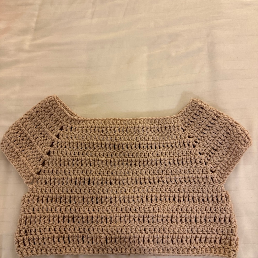 Crochet crop top